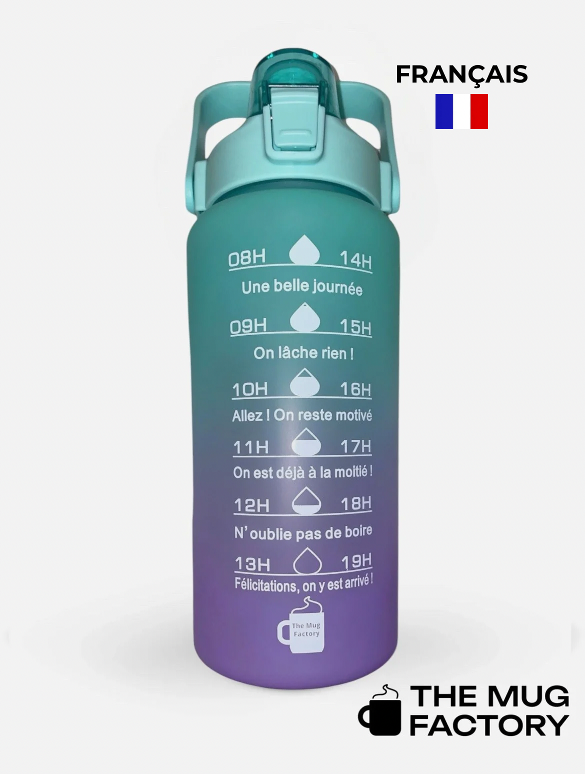 Big Motivational 2L - la Big gourde motivante en Français