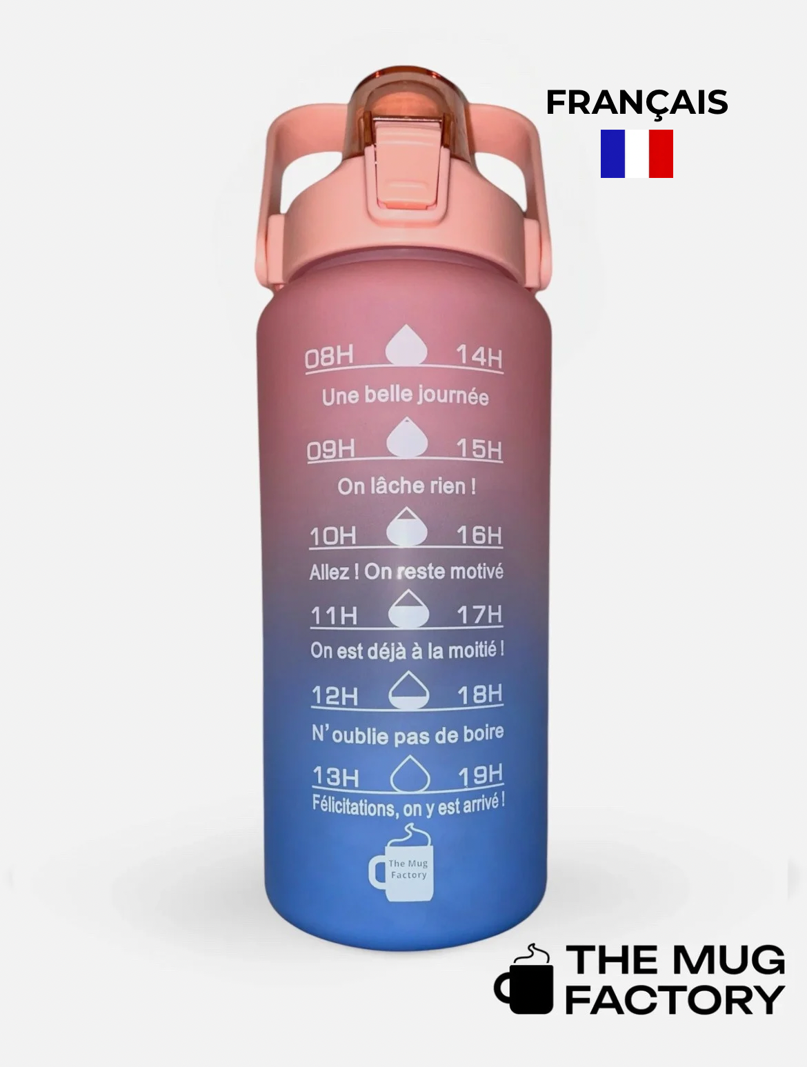 Big Motivational 2L - la Big gourde motivante en Français