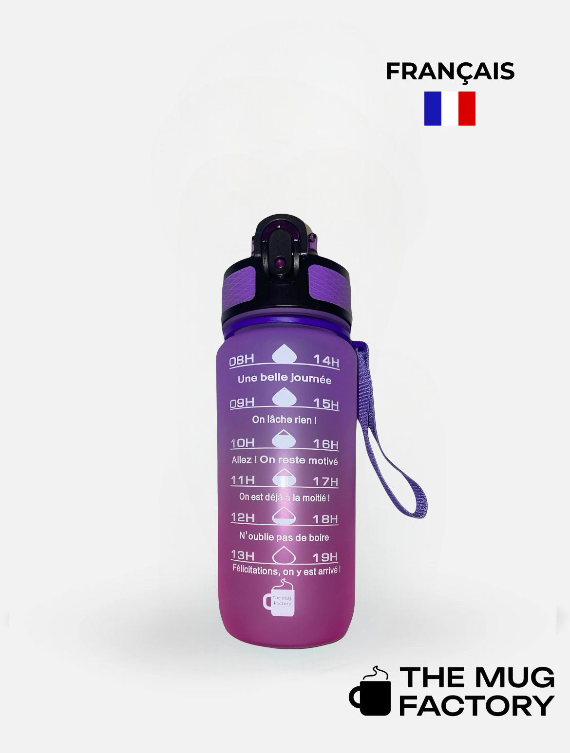 Baby Motivational 600 mL - Gourde Motivante pour Enfants en Français