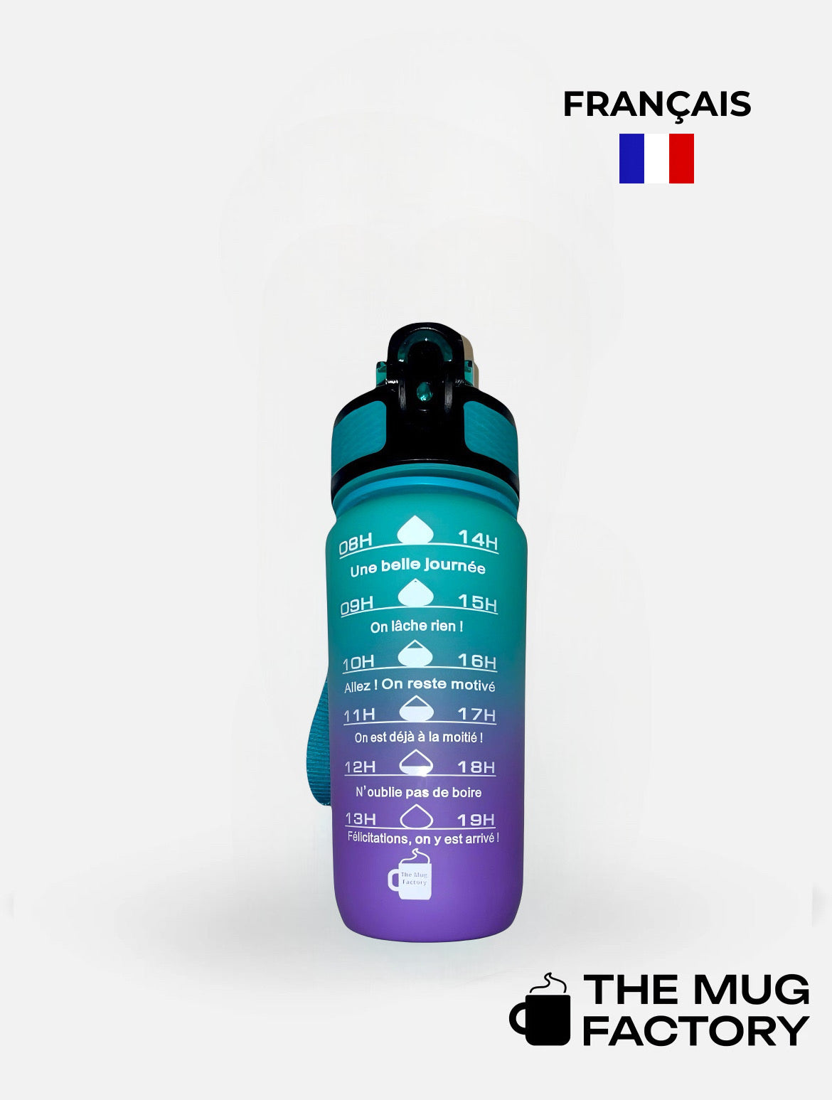 Baby Motivational 600 mL - Gourde Motivante pour Enfants en Français