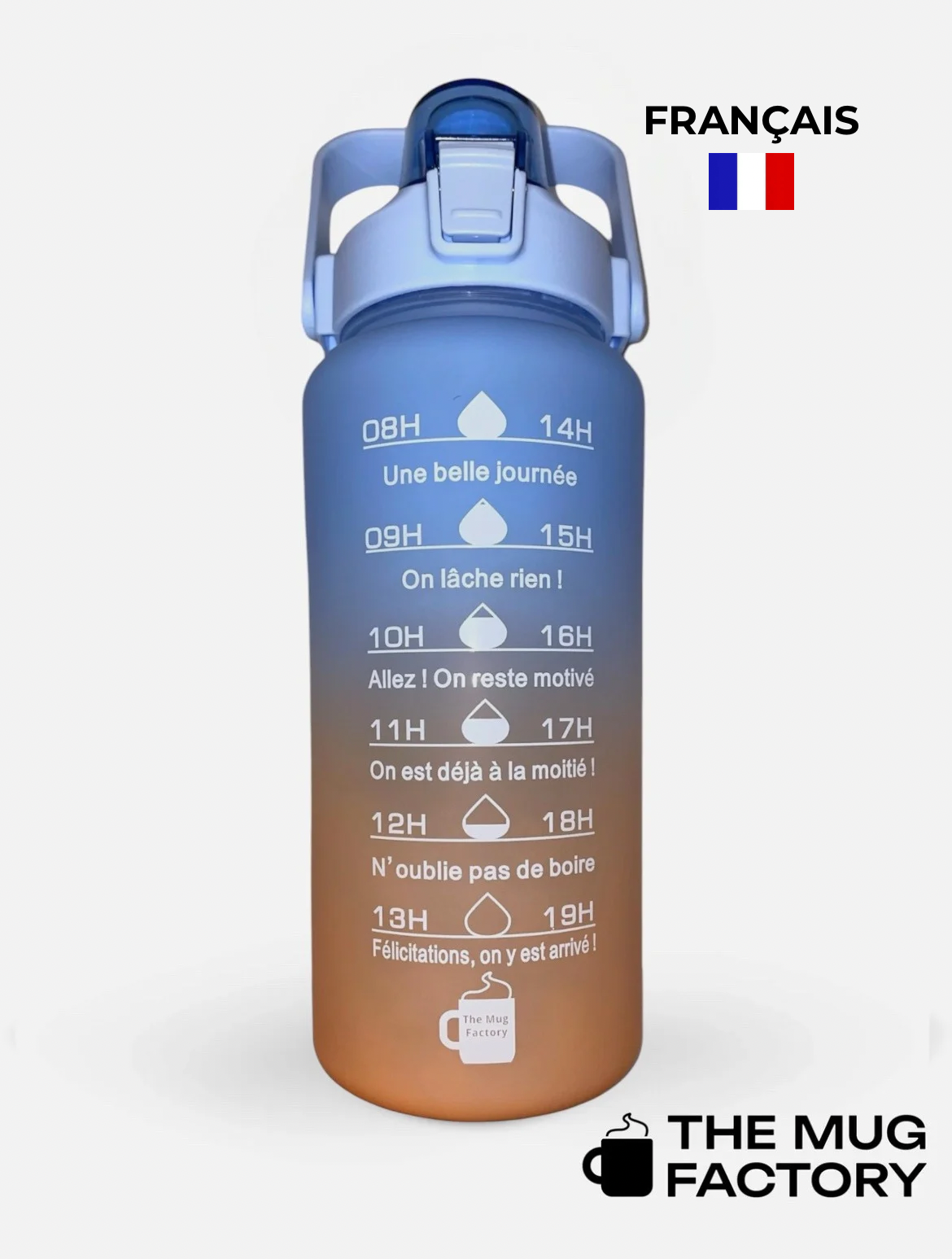 Big Motivational 2L - la Big gourde motivante en Français