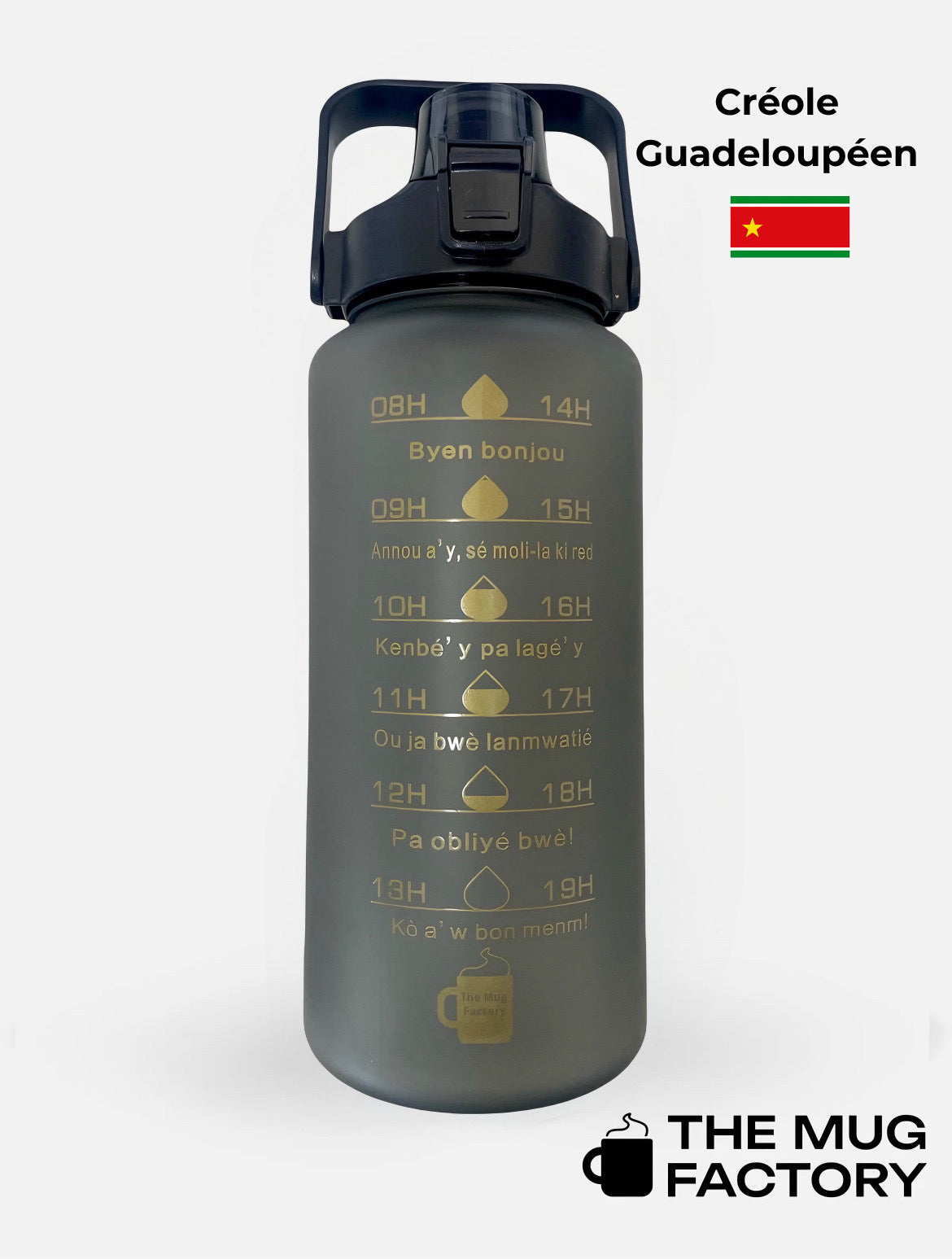 Big Motivational 2L - la Big gourde motivante créole Guadeloupéen