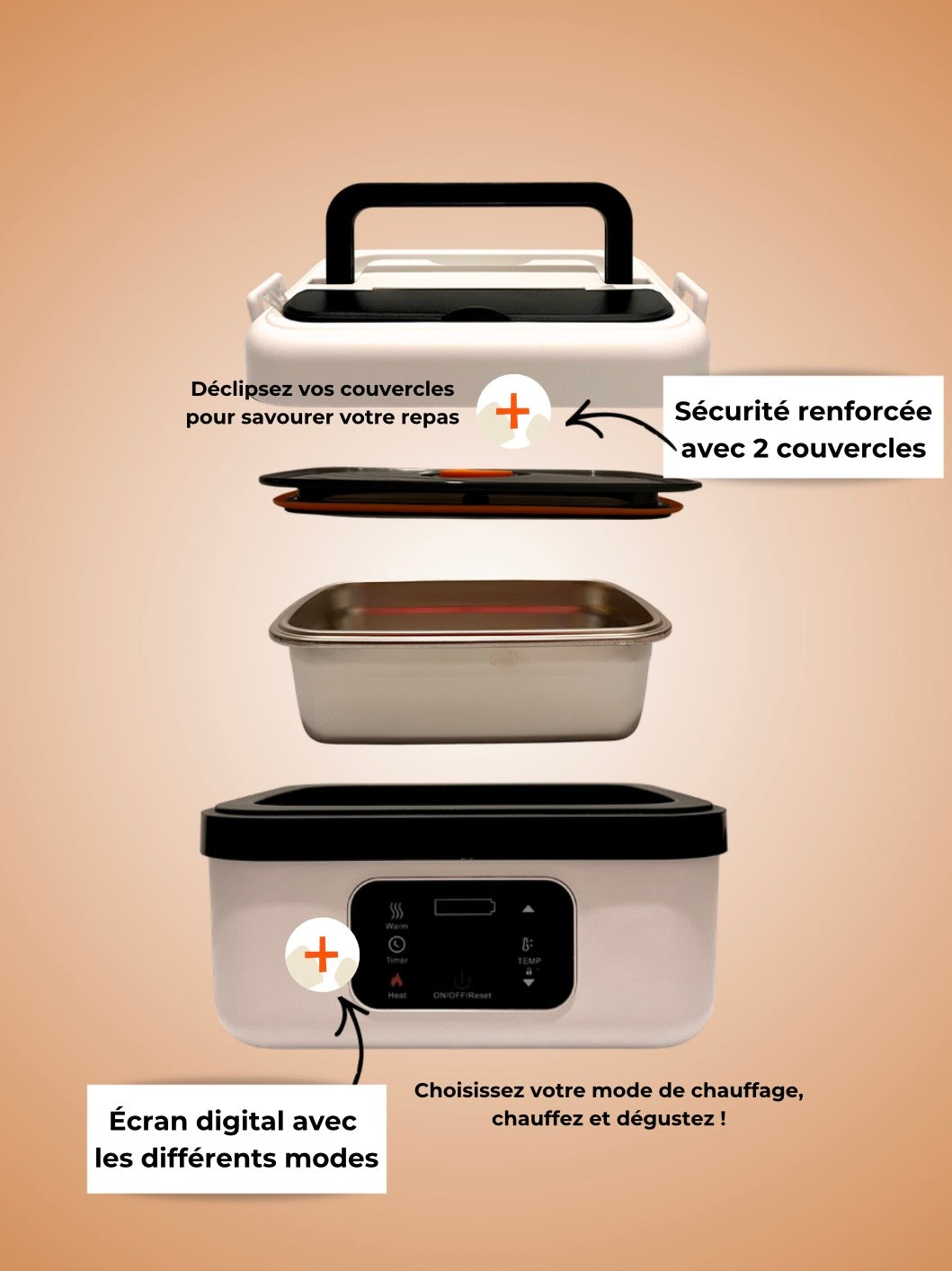 La Chalè Box Premium - La Lunch Box chauffante sur batterie