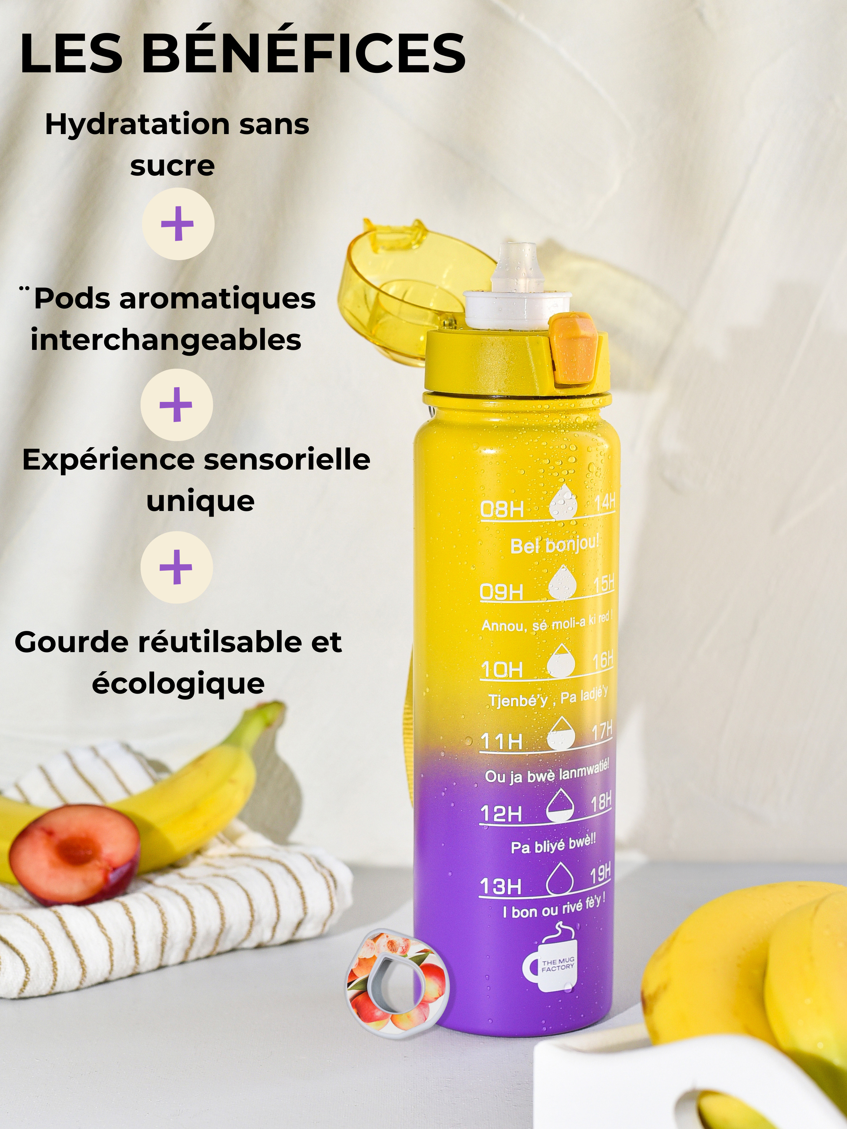 Tasty bottle- gourde avec goût en Créole Martiniquais