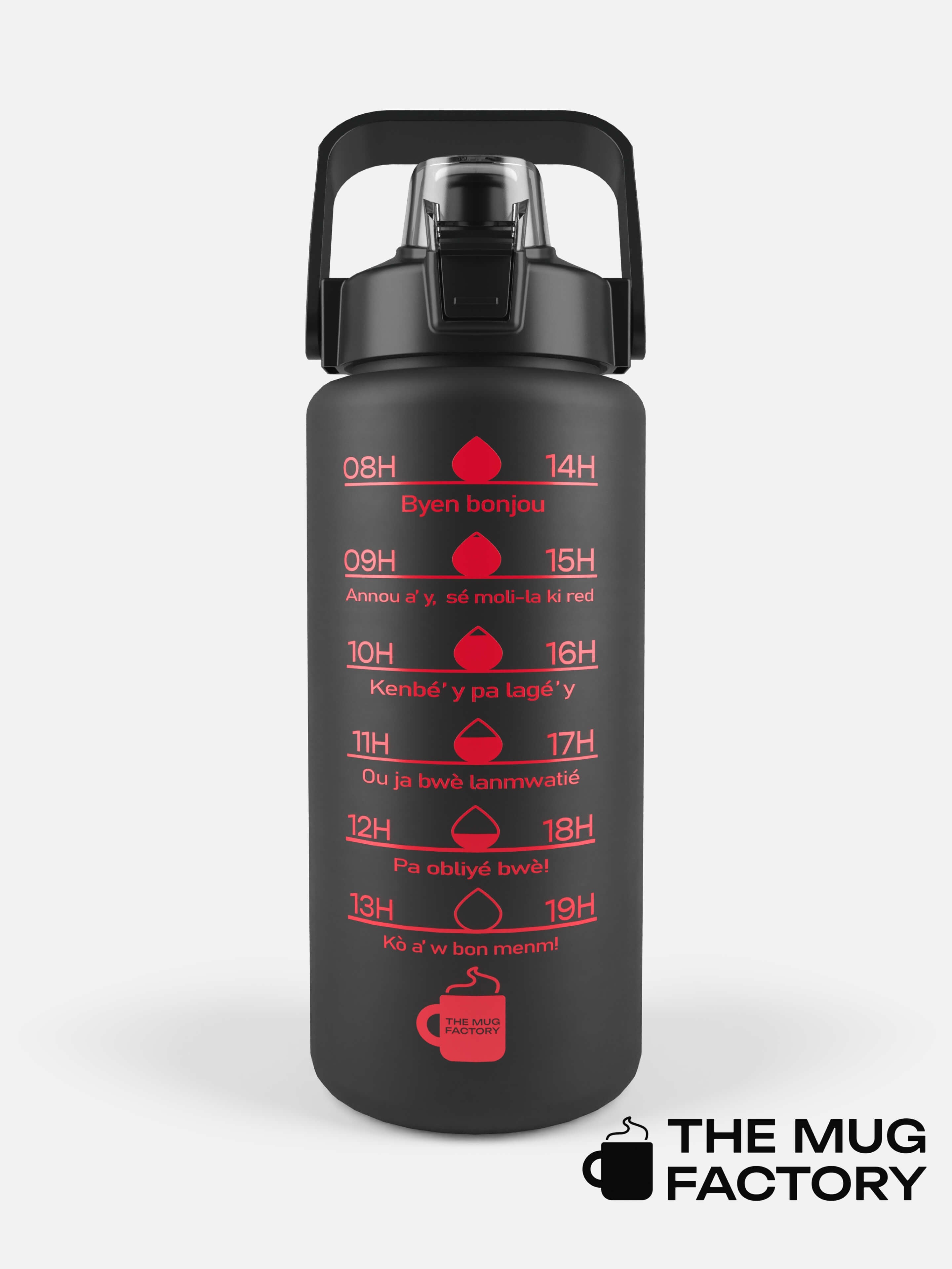 Big Motivational 2L - la Big gourde motivante créole Guadeloupéen