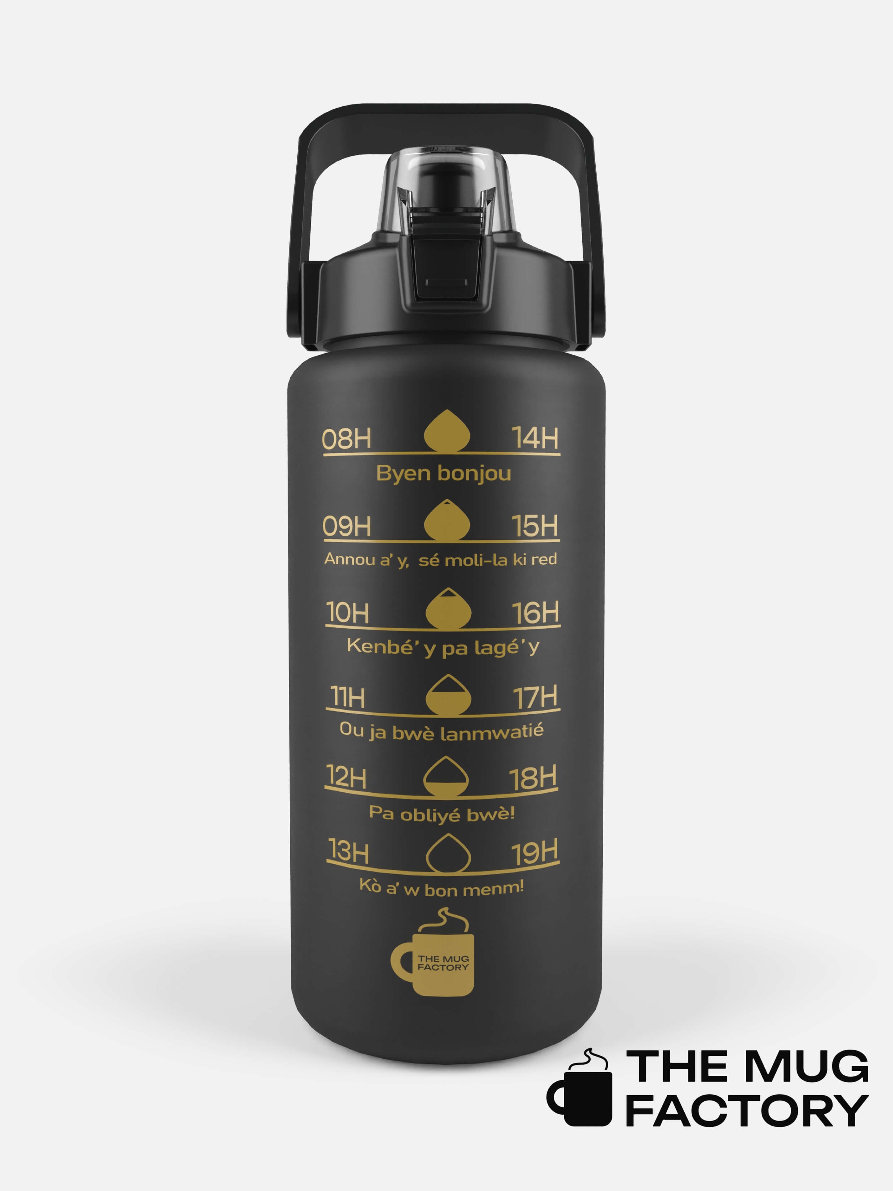 Big Motivational 2L - la Big gourde motivante créole Guadeloupéen