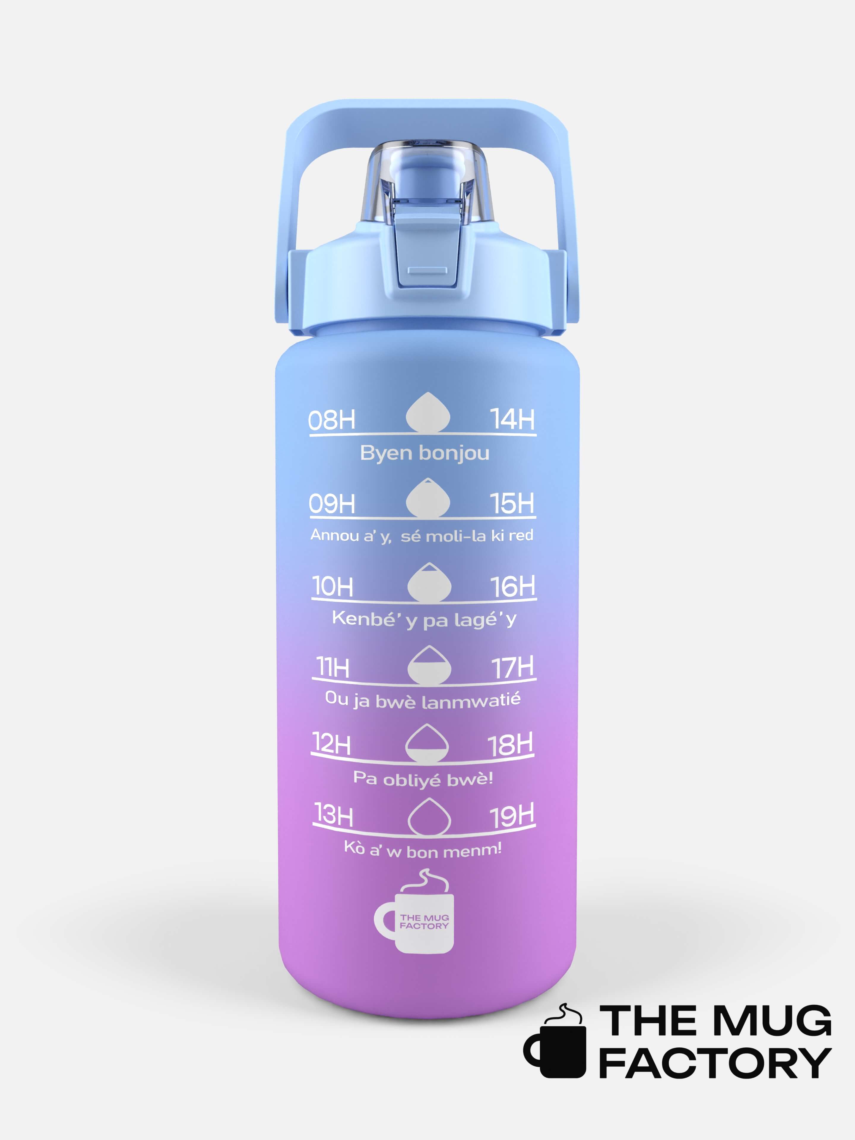 Big Motivational 2L - la Big gourde motivante créole Guadeloupéen