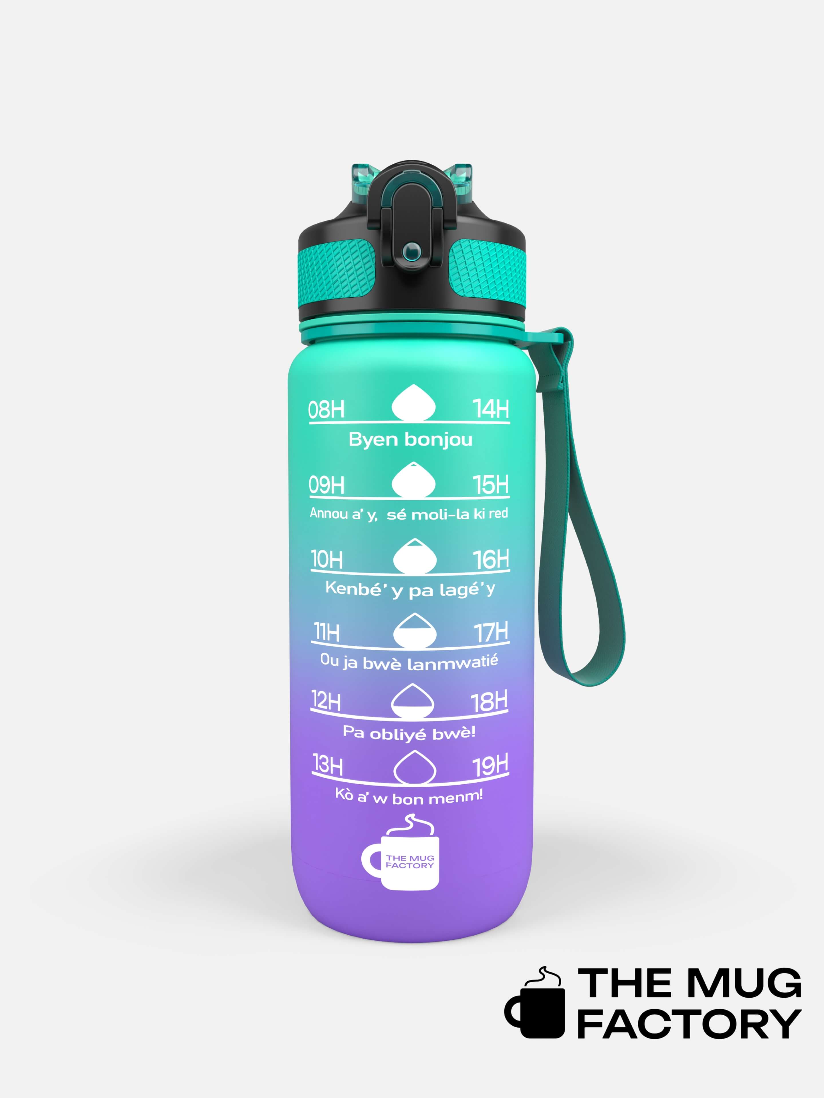 Baby Motivational 600ml - Gourde Motivante pour Enfant Créole Guadeloupéen