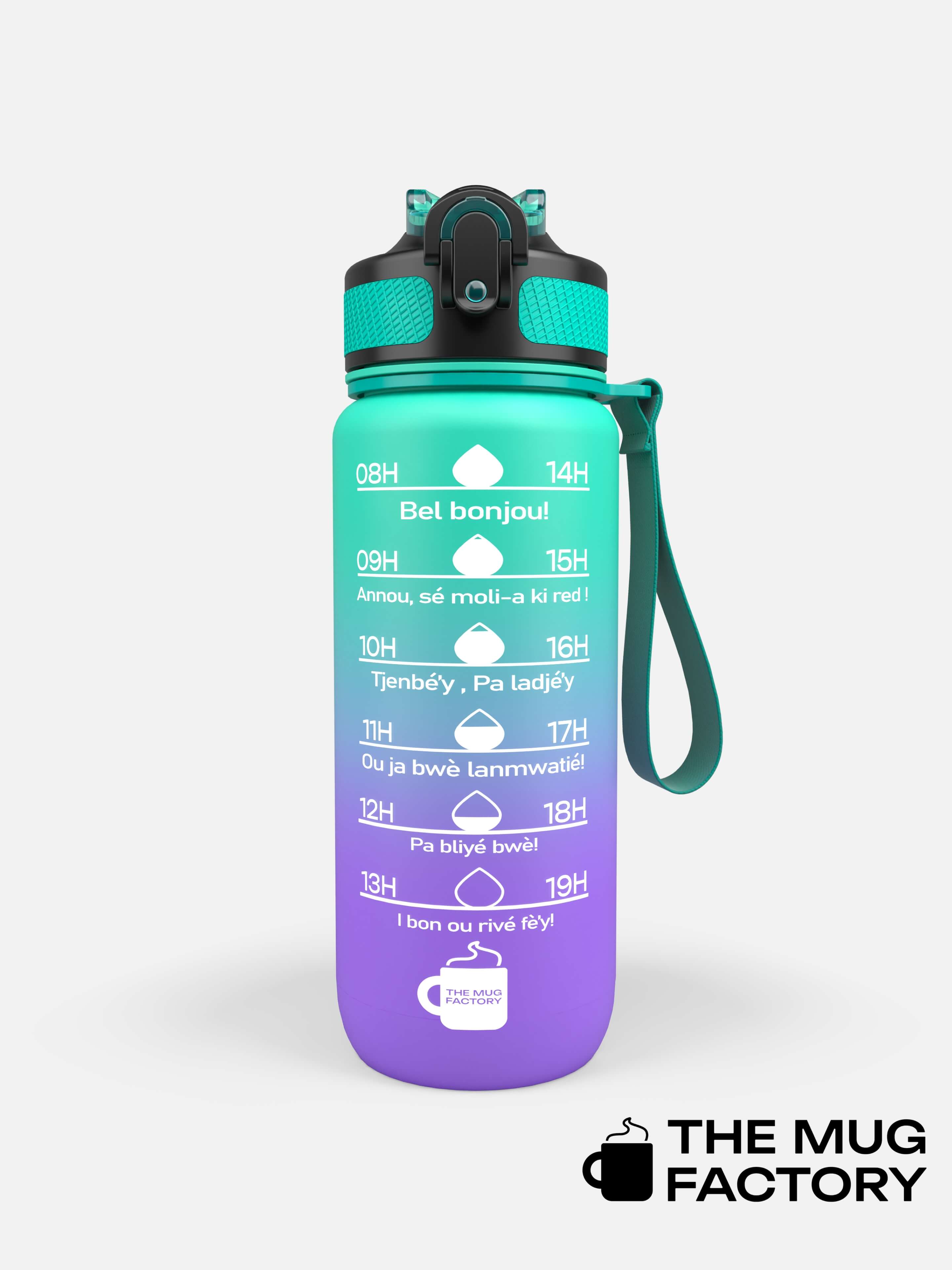 Baby Motivational 600ml - Gourde Motivante pour Enfant Créole Martiniquais