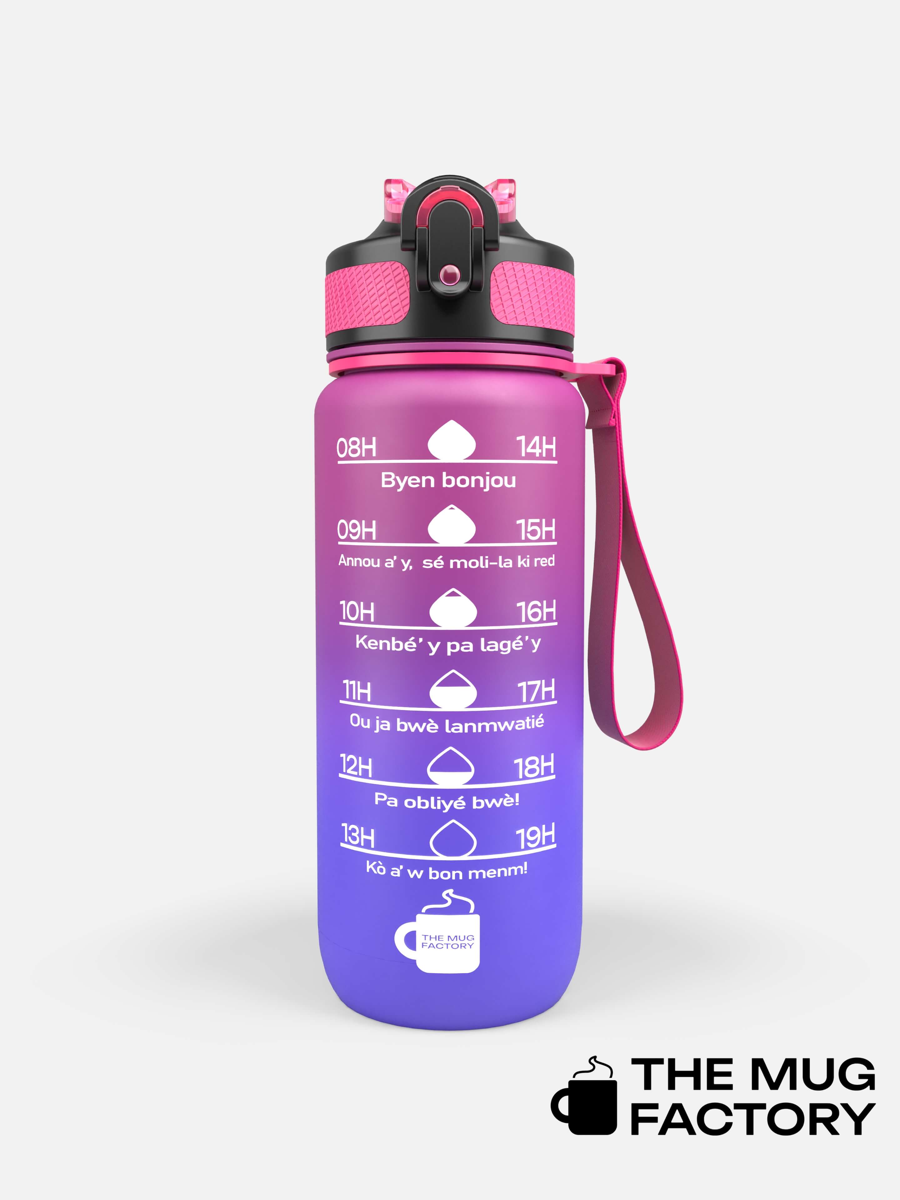 Baby Motivational 600ml - Gourde Motivante pour Enfant Créole Guadeloupéen