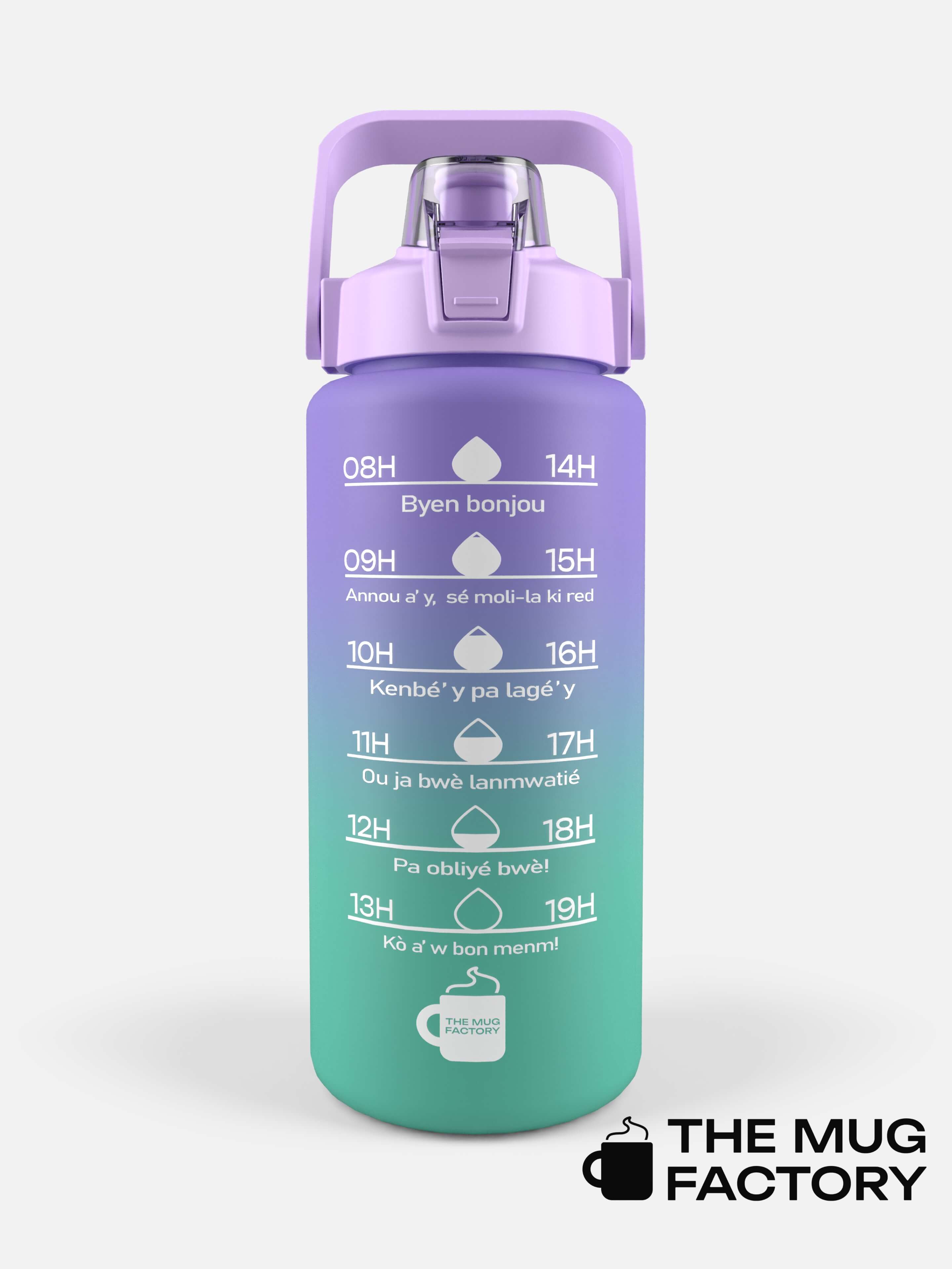 Big Motivational 2L - la Big gourde motivante créole Guadeloupéen