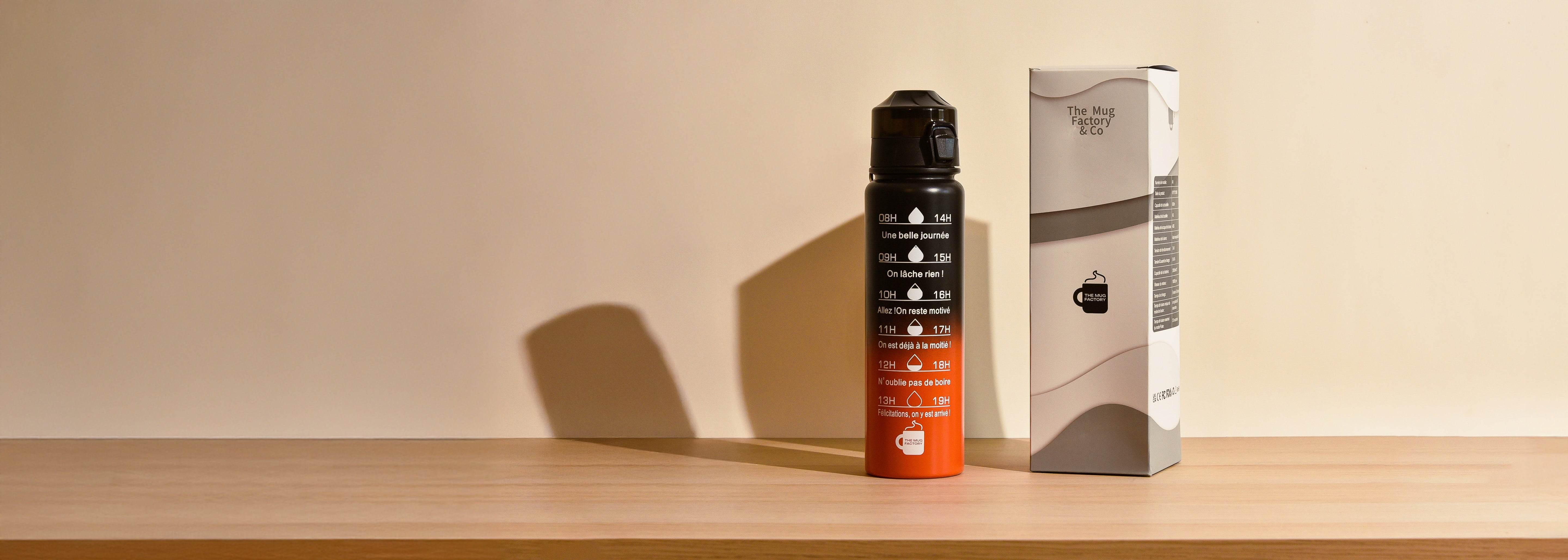 Gourde gradué motivante