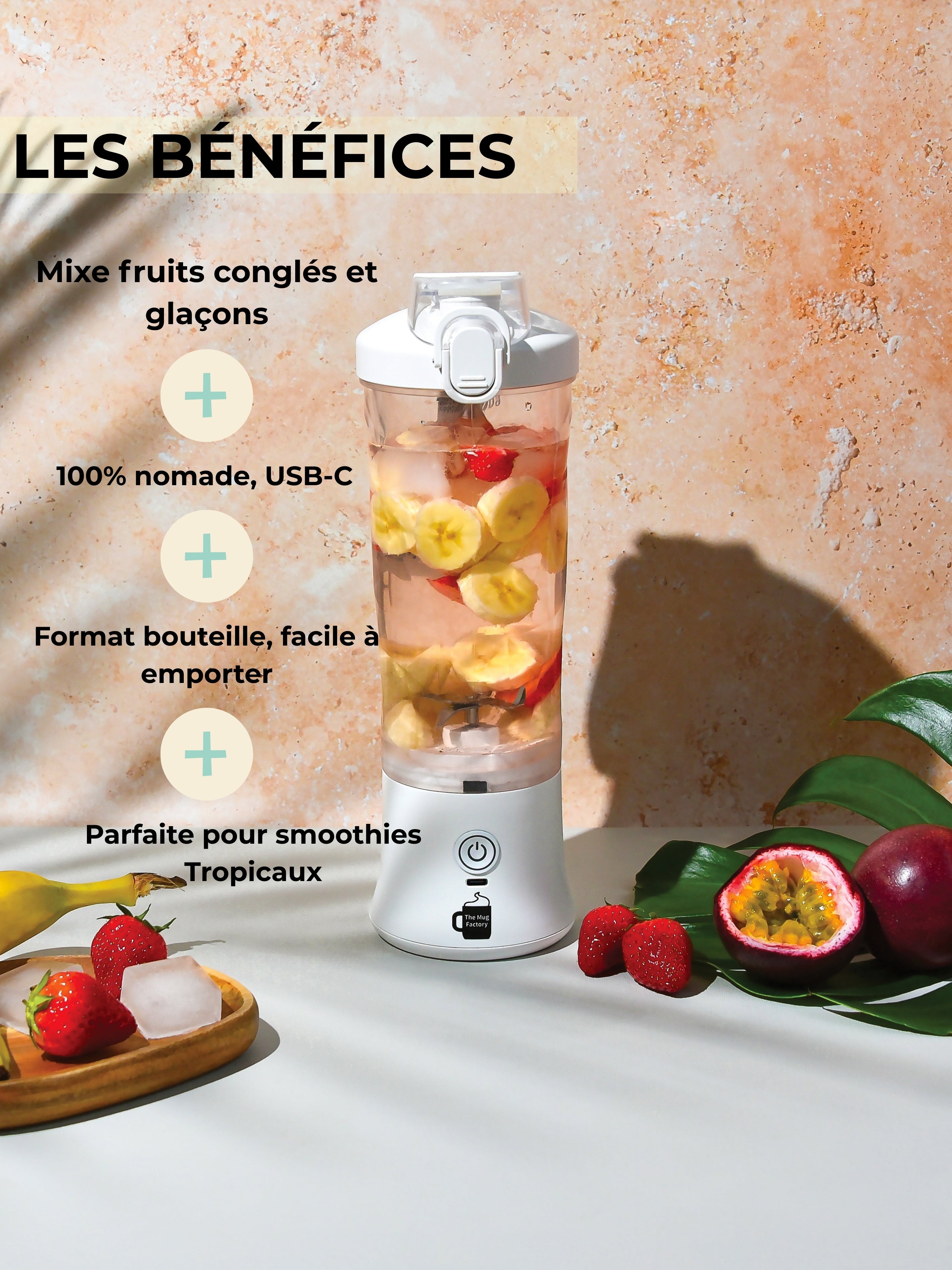 Smoothie Bottle - Mixeur portable