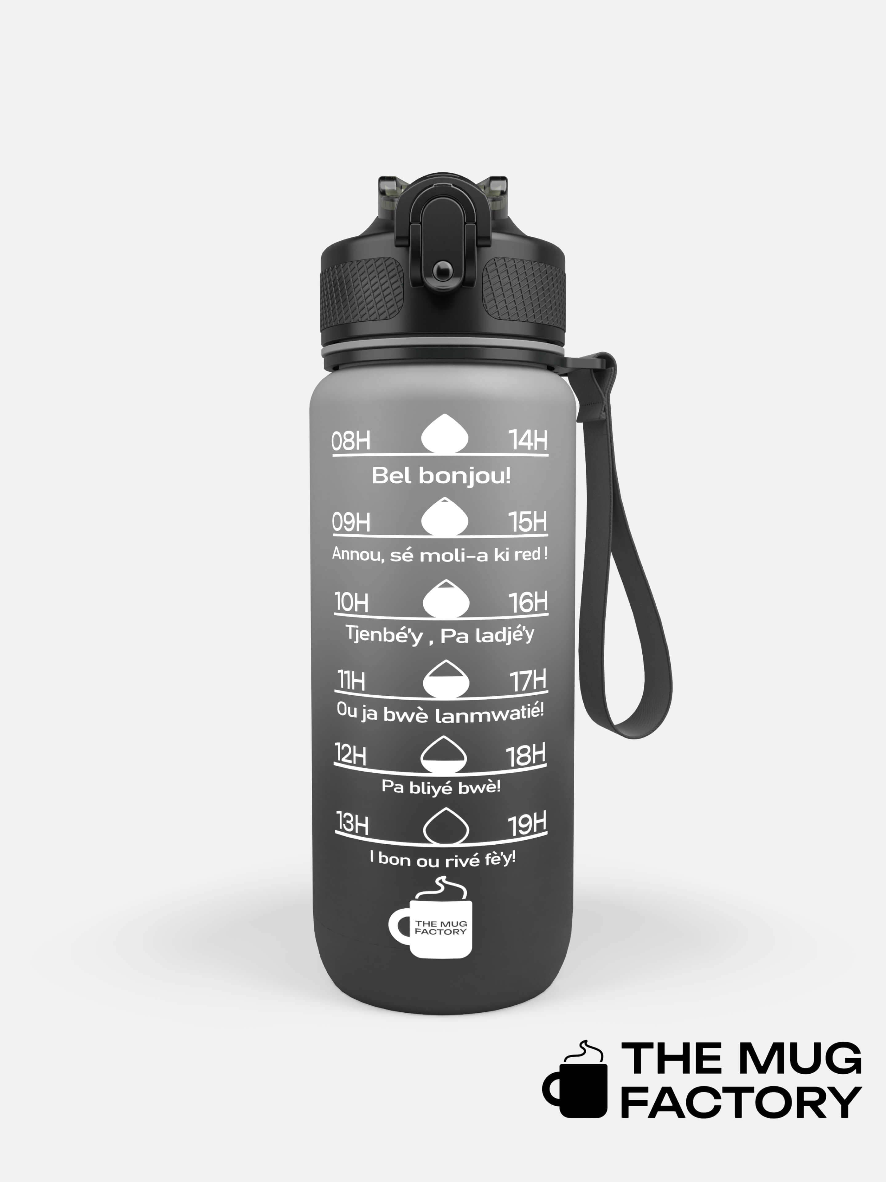 Baby Motivational 600ml - Gourde Motivante pour Enfant Créole Martiniquais