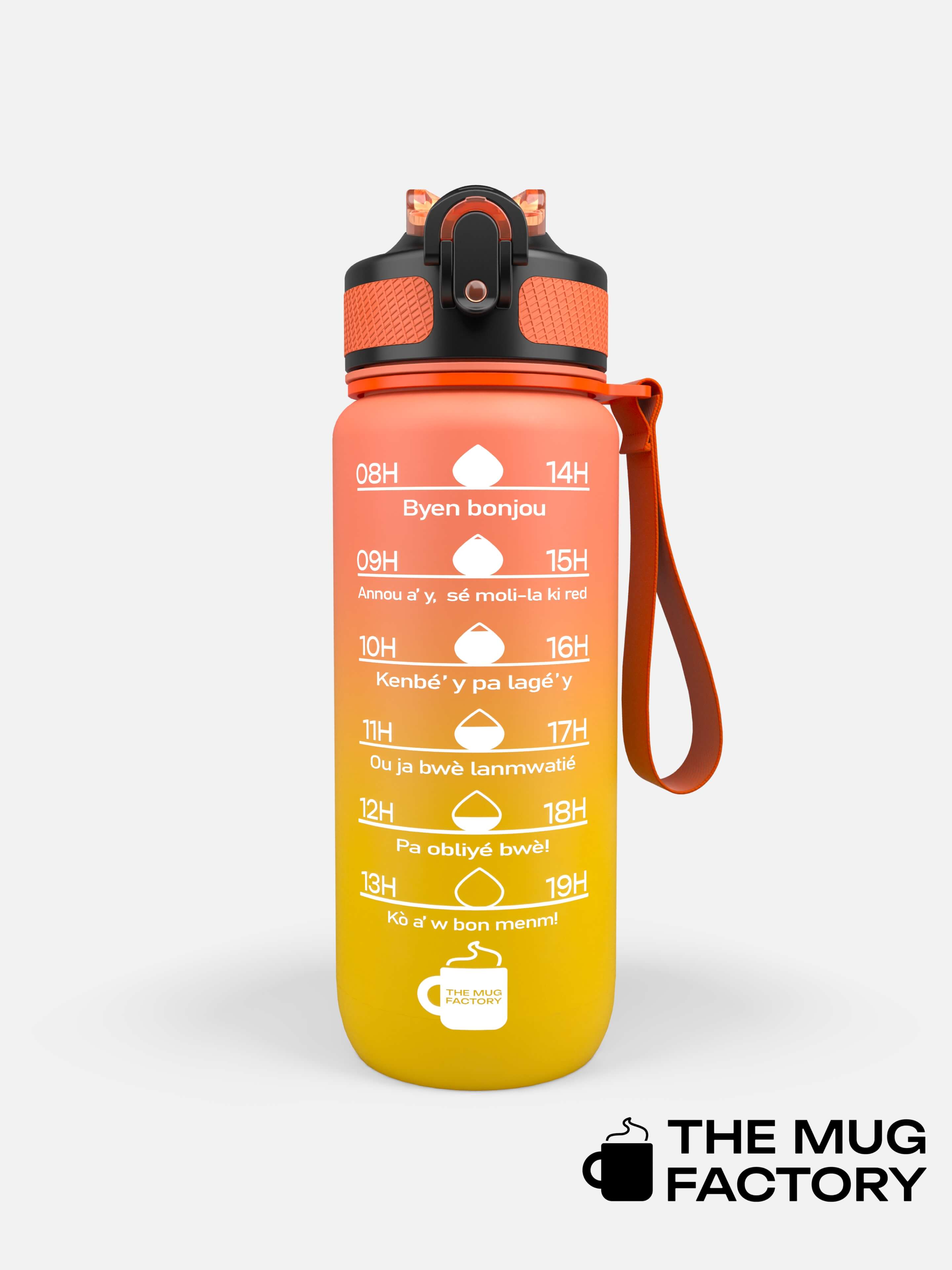 Baby Motivational 600ml  - Gourde Motivante pour Enfant Créole Guadeloupéen