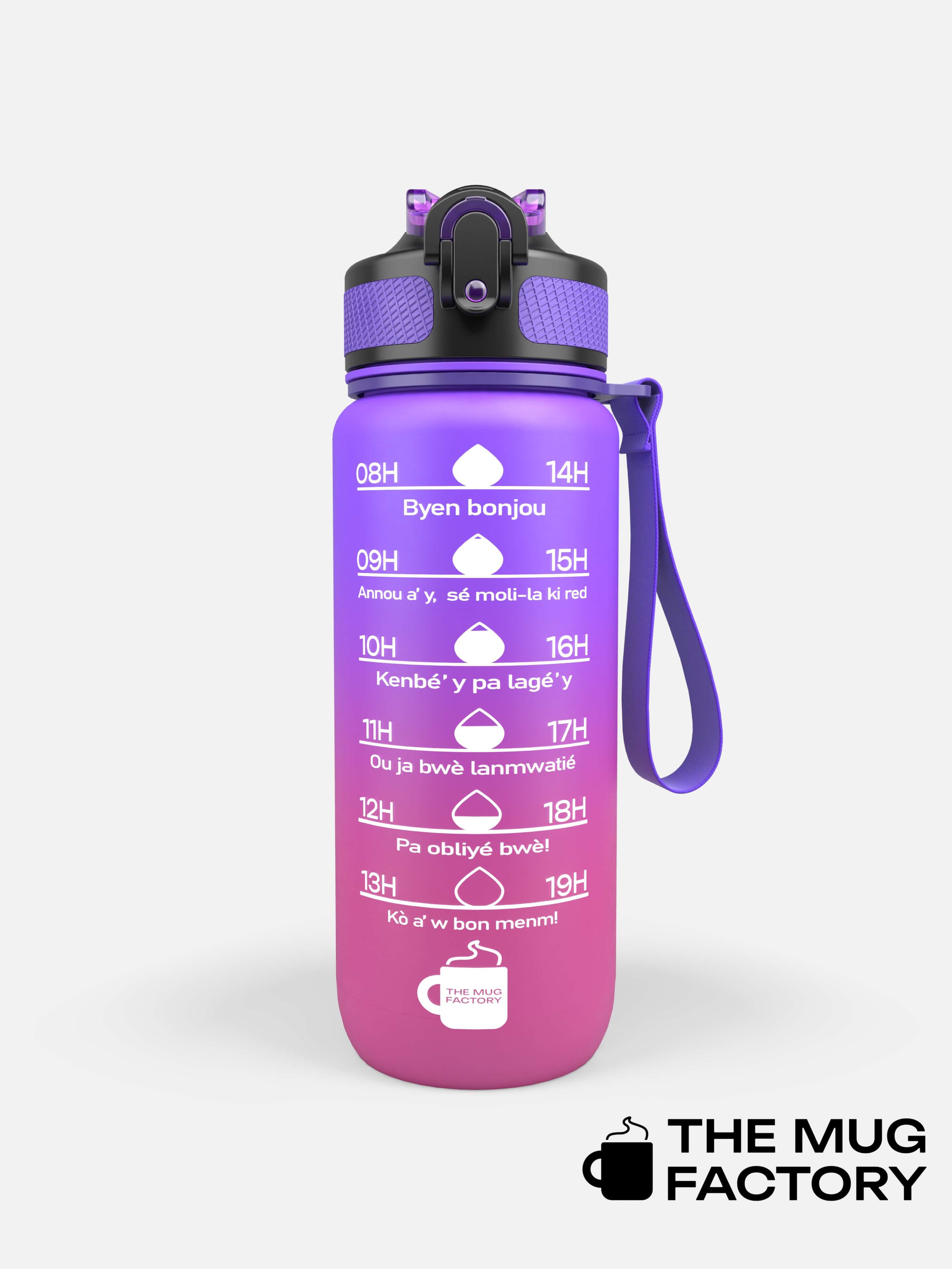 Baby Motivational 600ml  - Gourde Motivante pour Enfant Créole Guadeloupéen